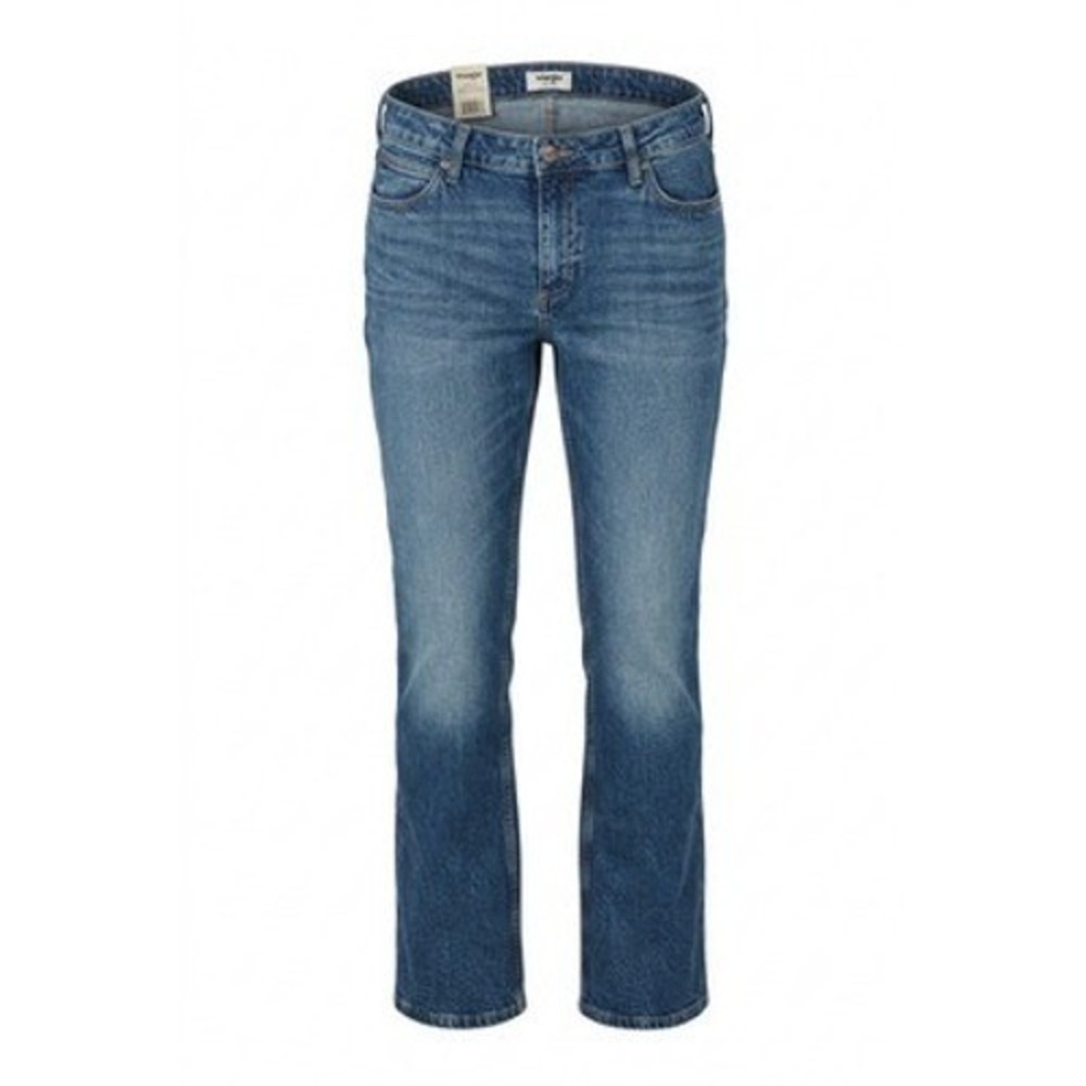 Wrangler Retro Mae Jeans Women 33x32 Blue Mid Rise Bootcut Stretch Cowgirl Fair